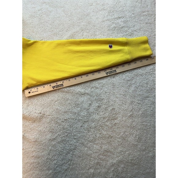 Vintage 70s Champion Hoodie Red Label Reverse Weave Warm Up Medium **Stain** - Picture 16 of 16